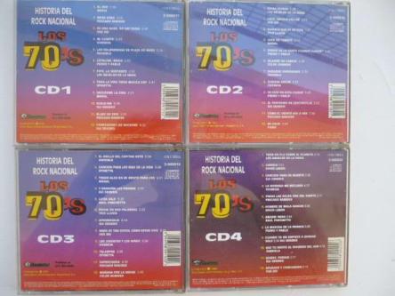 Coleccion (4 Cds) HISTORIA ROCK NACIONAL en Muñiz - Imagen 2