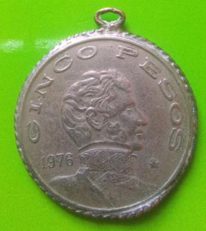 Colgante moneda 1976 No ESTADOS UNIDOS MEXICANOS en Ciudad de Guatemala - Imagen 1