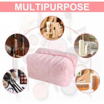 Colgate Fluffy & Furry Pouch With Cute Stitching - Storage … in Singapore - Image 1