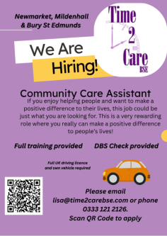 Community Care Assistant Vacancy in Bexleyheath - Image 1