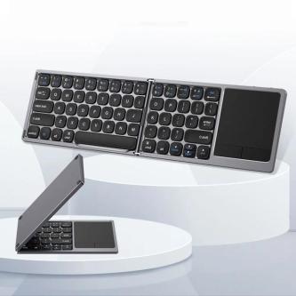 Compact Foldable Wireless Keyboard with Touchpad, … in Singapore - Image 1
