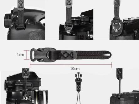 Composite Cowhide Camera Strap Adapter Buckle For Canon … in Singapore - Image 1