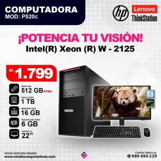 Computadora Intel(R) Xeon(R) W - 2125 en Lima - Imagen 1