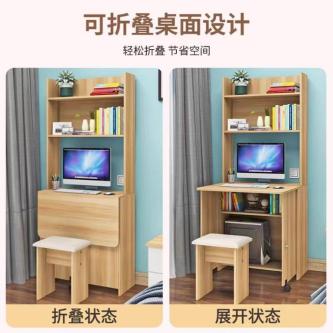 Computer Desk Shelf Kid Foldable Study Table Desktop … in Mandai - Image 1