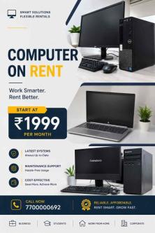 Computer On Rent Start At Rs.1999/- Only In Mumbai in Mumbai - Image 1