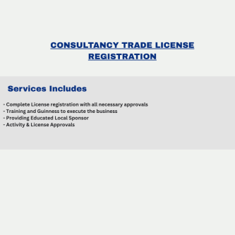 Consultancy Trade License Registration in Dubai - Image 1