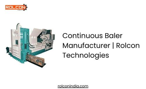 Continuous Baler Manufacturer | Rolcon Technologies in Bahādurgarh - Image 1
