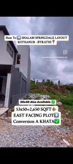 Conversion A khata Plots Available For Sale in Hennur - Image 2