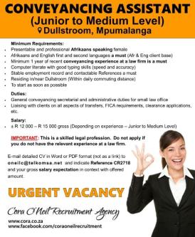 Conveyancing Assistant in Lydenburg - Image 1
