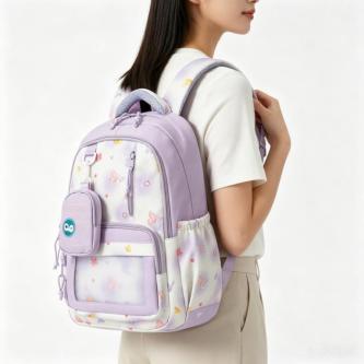 Coquette Butterfly Print Backpack Large Capacity Waterproof … in Bukit Batok - Image 1