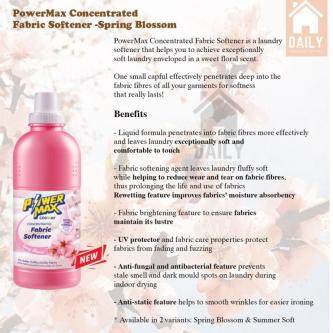 Cosway PowerMax Concentrated Fabric Softener 600ml - Spring … in Pasir Ris - Image 1
