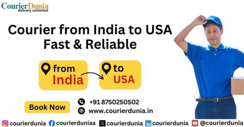 Courier from India to USA Charges - Fast & Affordable in Janakpuri - Image 1