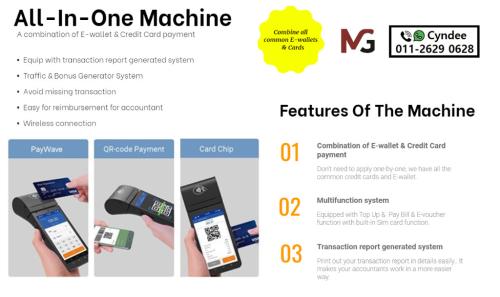 Credit Card & Debit Card Machine, e-wallets, QR pay, Duitnow in Kepong - Image 2