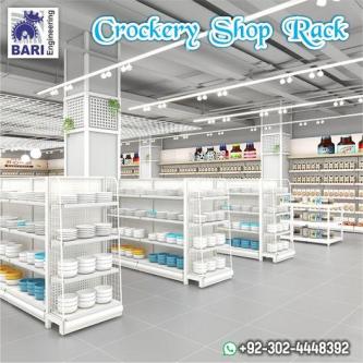 Crockery Display Rack | Supermarket Rack | Shop Rack | Crockery in Daska - Image 1