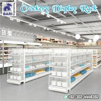 Crockery Shop Rack | Shop Rack | Crockery Display Shelving in Lahore - Image 2
