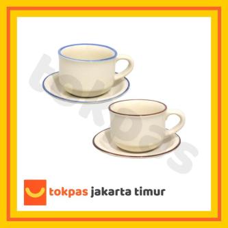 Cup Set 8 Pcs Ceramic Tea Cup Coffee Raflesia Tea Cup Set … in Shah Alam - Image 1