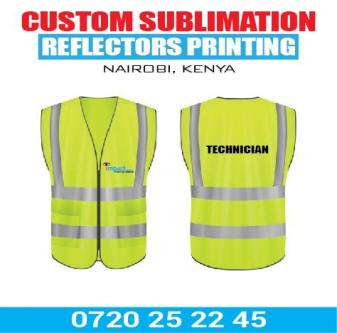 Custom Branded Safety Reflective Jacket Vest Print in Kitui - Image 1