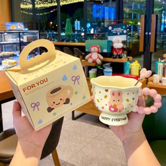 Cute Animal Ceramic Cup ins Style Puppy Rabbit Mug … in Petaling Jaya - Image 1