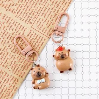 Cute Capybala Student Keychain Key Chain Accessories … in Singapore - Image 1