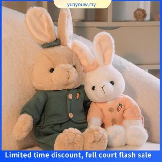 Cute Clothes Rabbit Plush Toy Kawaii Soft Rabbit Stuffed … in Kuala Lumpur - Image 1