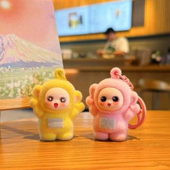 Cute Flocked Baby Keychain in 4 Colors Bag Pendant Charm … in Kota Kinabalu - Image 1