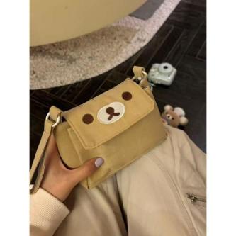 Cute Rilakkuma Dual-Use Storage Bag Cartoon Peripheral Flap … in Singapore - Image 1