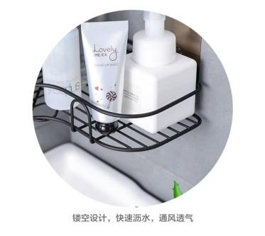 D0057 - Bathroom & Kitchen Corner Triangle Rack Shelves … in Singapore - Image 1
