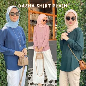 DASHA PLAIN SHIRT ✨! in Malacca Town - Image 1