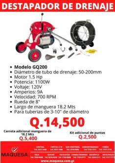 DESTAPADOR GQ200 en Retalhuleu - Imagen 1