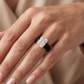 DEWDROP​ Lady Ring, Geometric Wedding Rhinestone Ring, Chic … in Singapore - Image 1