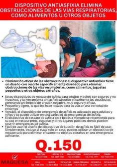 DISPOSITIVOS ANTI-ASFIXIA en Retalhuleu - Imagen 1