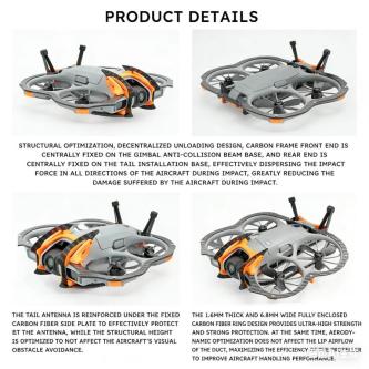 DJI Neo 2 Carbon Fiber 360 Full Protection Armor Bumper … in Bishan - Image 1