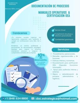 DOCUMENTACIÓN DE PROCESOS MANUALES OPERATIVOS & CERTIFICACIÓN OE en Fresnillo - Imagen 1