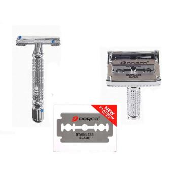 DORCO Double Edge Safety Razor and Refill Blades 30-count in Bishan - Image 1
