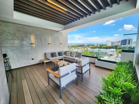 DOS HABITACIONES ROOFTOP CON PISCINA LA ESMERALDA STGO. en Santiago - Imagen 8