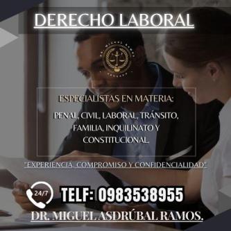 DR. MIGUEL RAMOS - JUSTICIA Y DERECHO LABORAL en Ambato - Imagen 1