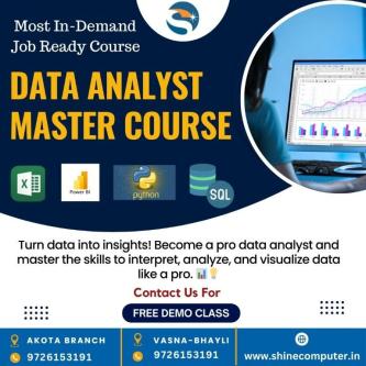 Data Analytics Master Course in Vadodara – Shine Computer in Vadodara - Image 1