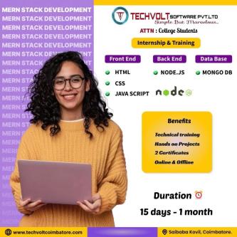 Data Analytics -Online Finalyear Internship-Techvolt Software in Coimbatore - Image 5