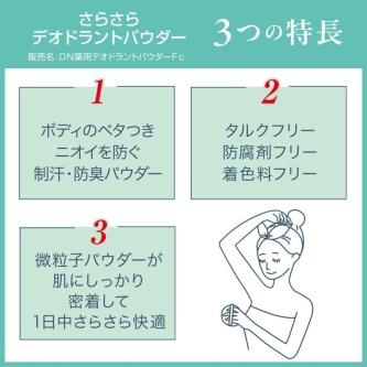 Deonatulle Smooth Deodorant Powder Direct Application … in Singapore - Image 1