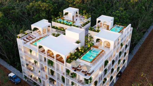 Departamento en venta en Tulum con incre?ble Rooftop en Tulum - Imagen 1