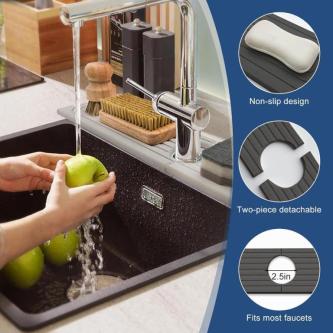 Diatomaceous Mud Mat Absorbent Faucet Mat Set For Kitchen … in Singapore - Image 1
