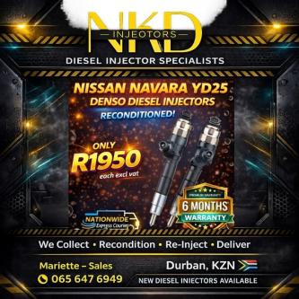 Diesel Injectors Navara YD25 in Ladysmith - Image 1