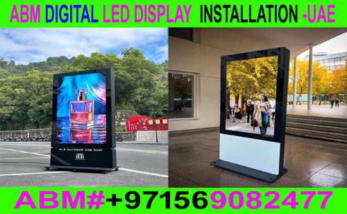 Digital LED Screen Signboard installation work in ajman sharjah in Ajman - Image 7