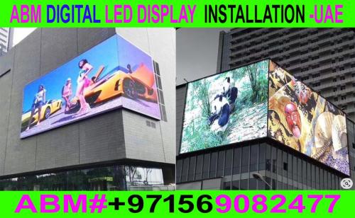 Digital LED Screen Signboard installation work in ajman sharjah in Ajman - Image 4