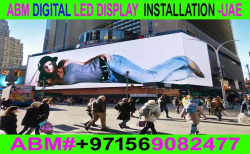 Digital LED Screen Signboard installation work in ajman sharjah in Ajman - Image 6