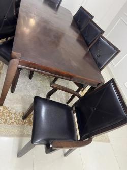 Dining table with eight chairs in Ajman - Image 6