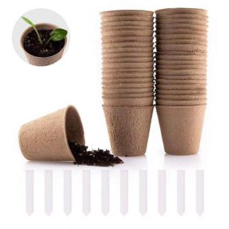 Direct Sale Decomposable Disposable Pulp Seedling Cup Pulp … in Singapore - Image 1