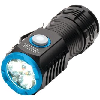 Draper USB Rechargeable LED Pocket Torch Black / Blue in Edinburgh - Image 1