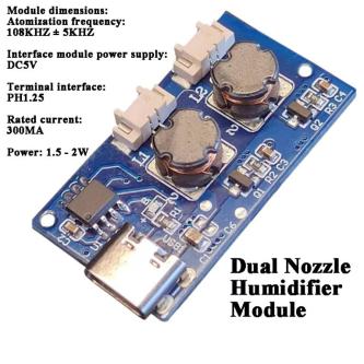 Dual Spray Humidifier Module DIY Atomizer Driver Board … in Singapore - Image 1