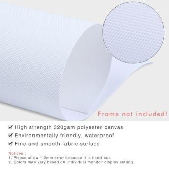 Dumbbell Workout Chart Canvas Print Home Gym Exercise Guide … in Singapore - Image 1